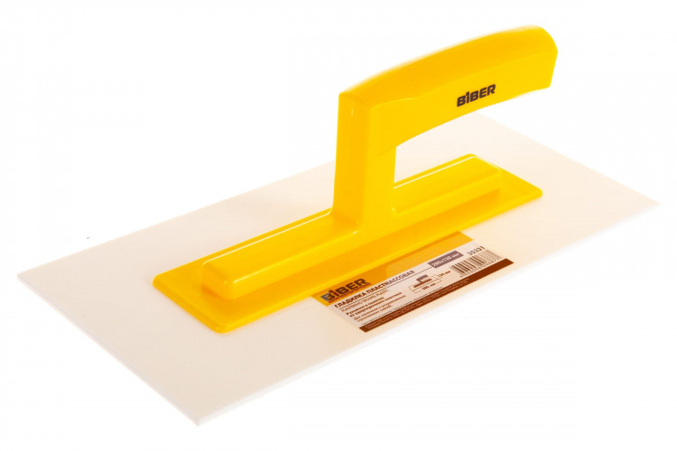 Гладилка (кельма) пластиковая 130х280мм Бибер 35331