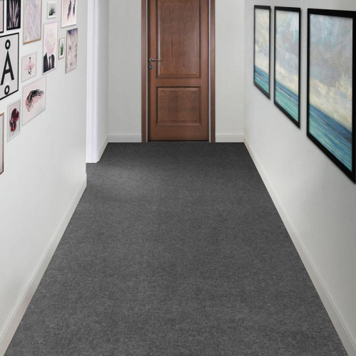 Ковровое покрытие ФлорТ Экспо 01002 Темно-серый, 2м