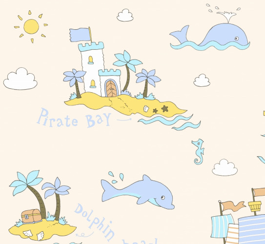 Обои виниловые на флизелиновой основе Erismann Baby Boom 10*1,06м 3774-2