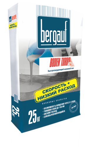Пол наливной быстротвердеющий Boden Turbo, 20 кг