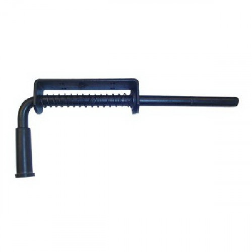 Задвижка гаражная (шпингалет) 14х380мм с пружиной Vertextools 7010-24