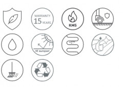 Линолеум бытовой Venus Ritm 1_166M 3,5м Juteks