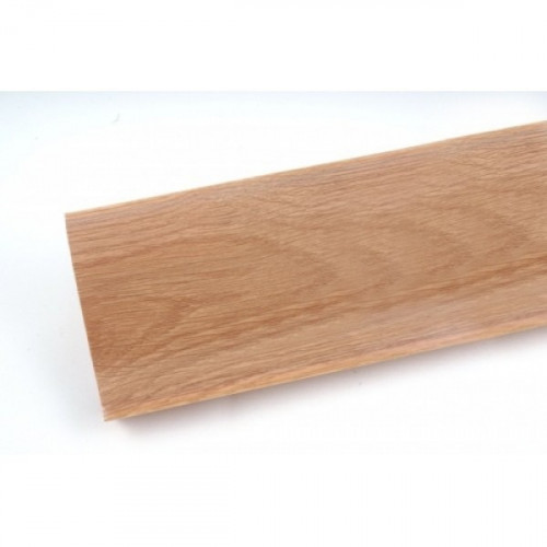 Плинтус Ideal Комфорт 55, 201 Дуб, 2,2м с кабель-каналом