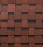 Гибкая мягкая черепица Шинглас (Shinglas) Фазенда, Красный 2,6 м2, Технониколь