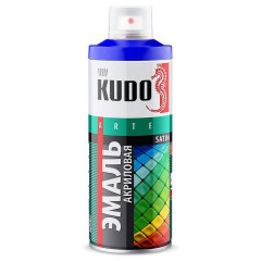 Эмаль аэрозольная акриловая Satin RAL5002 синяя KU-0A5002 KUDO 520мл