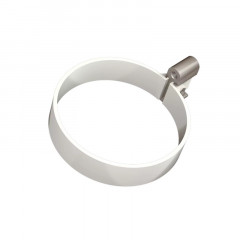 Хомут водосточной трубы ПВХ, Белый Макси Технониколь 638645