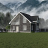 Фиброцементный сайдинг Roofas Click Антрацит 12х200(190)х2500мм, 0.5м2