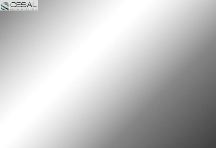 Декоративная раскладка Н-дизайн А08 15*3000мм, Хром люкс Cesal (Альконпласт)