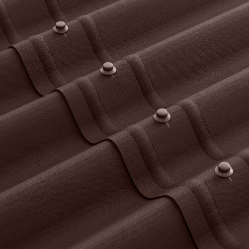 Лист Ондулин (onduline) Smart коричневый 1,95x0,95м