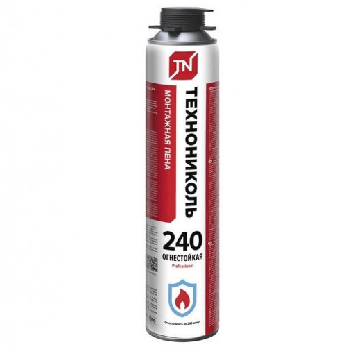 Пена монтажная огнестойкая Технониколь 240 Professional (от -10 до +35) 950гр