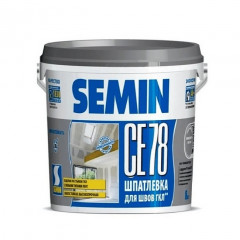 Шпатлевка SEMIN CE78 универсальная (серая крышка) 8кг