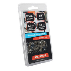 Цепь пильная Patriot 90VS-56E 3/8", 1.1 мм, 56 звеньев 862381056