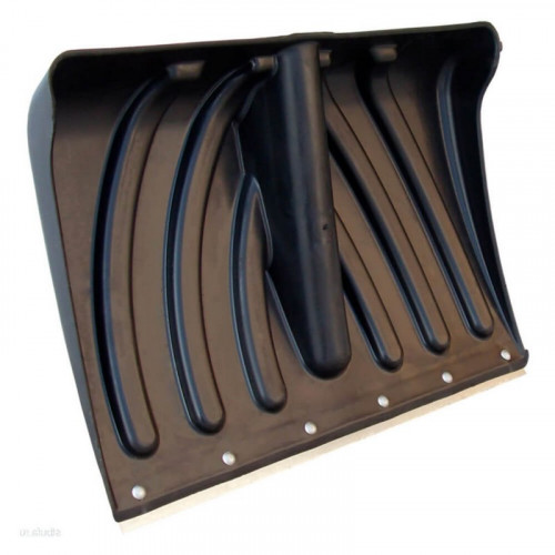 Лопата снеговая пластмассовая 465*340 без черенка d=32, с планкой Крепыш О0583