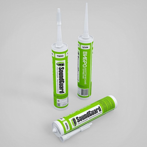 Герметик акриловый виброакустический SoundGuard Seal, 310мл
