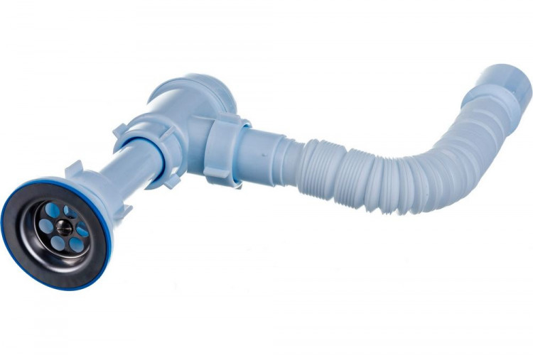 Сифон с гибкой трубой 1 1/2х40, 40х50мм Ани пласт С0110