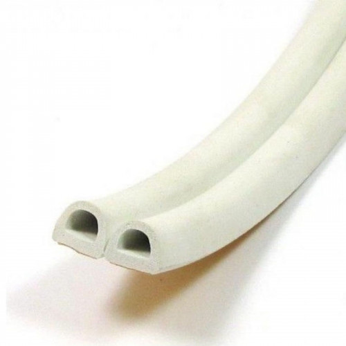 Уплотнитель самоклеящийся белый Sila Pro D50 12х10мм, 50м