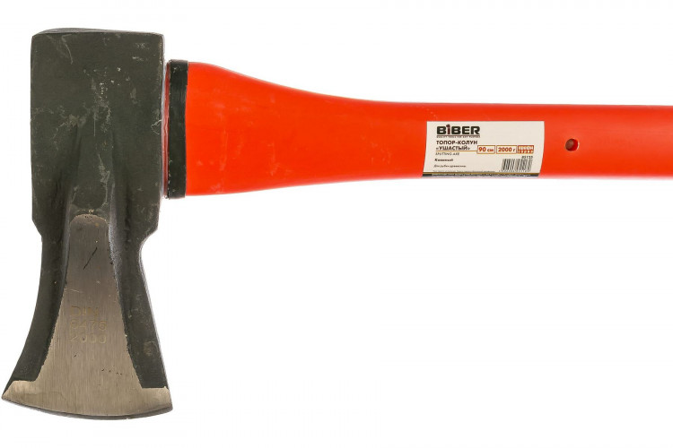 Колун кованый, фибергласовая ручка 2000гр. ушастый Профи Бибер 85125