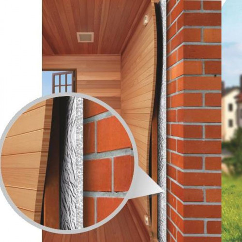 Отражающая изоляция универсальная ИЗОДОМ ECO ПЛ 10 мм (1*30 м) 30 м2