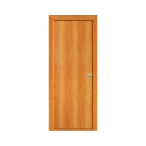 Дверное полотно с замком под цилиндр миланский орех 610*2030 Сильвия