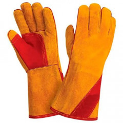 Краги сварщика спилковые усиленная ладонь Siberia Т12-11-RU