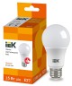 Лампа светодиодная ECO A60 грушевидная 15Вт 230В E27 3000К теплый белый, LLE-A60-15-230-30-E27 IEK
