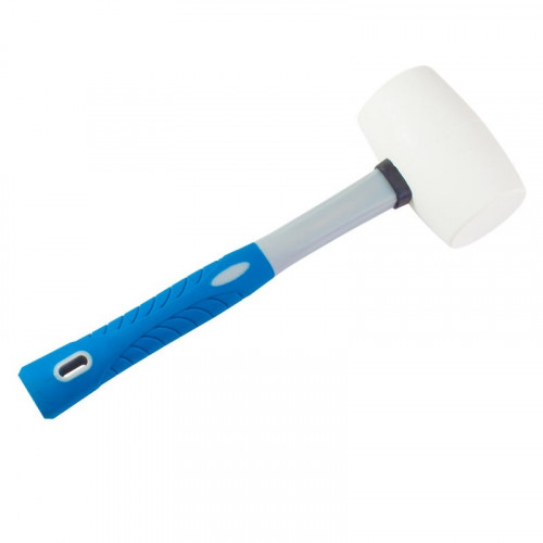Киянка резиновая 680гр белая, фибергласовая ручка РемоКолор 38-6-406