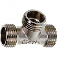 Тройник латунный 1/2" наружная резьба СТМ CRTM0012