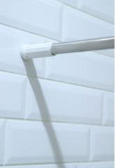 Карниз гардина для ванной 110-200см, хром 104011