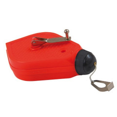 Рулетка с красящим шнуром 30м пластик/шнур разметочный (без краски) T4P 2505002