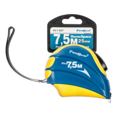 Рулетка RemoSpace обрезиненный корпус 7,5м*25мм усиленная лента, автостоп 15-1-327