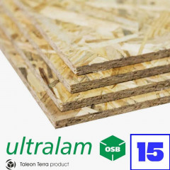 Плита ОСБ 15мм 2500х1250 OSB-3 Ultralam Талион Торжок