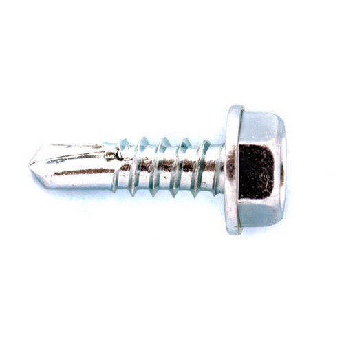 Саморез 5,5х19 кровельный сверло, цинк, без шайбы, 1 шт.