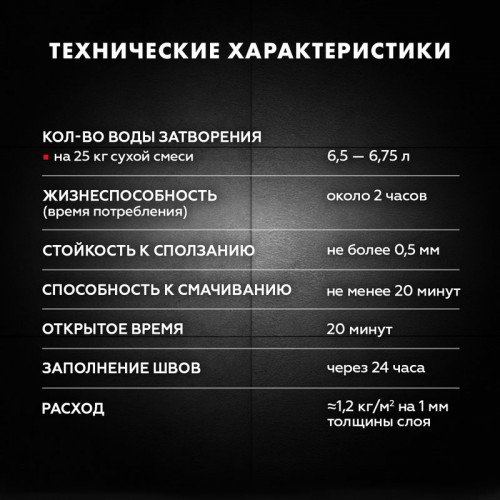 Клей Церезит CM 117 для клинкера и фасадного камня, класс C2 Т, 25 кг