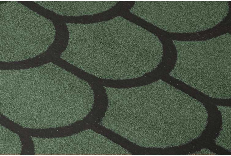 Рулонная черепица самоклеящаяся зеленая, бобровый хвост 8х1м, Технониколь