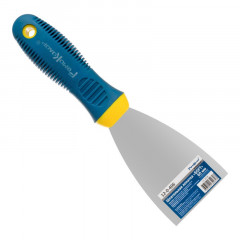 Шпатель нержавеющая сталь двухкомпонентная рукоятка 60мм, Soft РемоКолор 12-0-406