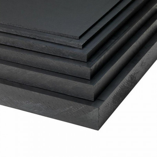 Полиэтилен низкого давления листовой ПНД 4мм 1500х3000мм Черный, без УФ, INKULEN