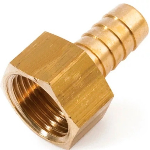 Штуцер для резинового шланга 1/2" внутренняя резьба 10мм