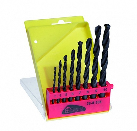 Набор сверл по металлу, 3-10 мм, 8 предметов HSS РемоКолор 36-8-305