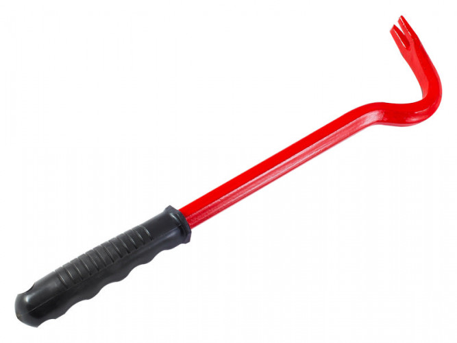 Лом-гвоздодер 300мм шестигранный d=14мм с резиновой ручной РемоКолор 41-0-030