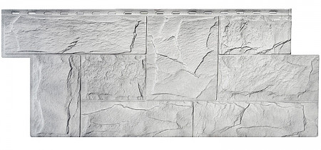 Фасадная панель Гранит Леон 1013-9005 455х1090мм, Кавказ Т-Сайдинг