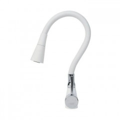 Смеситель для кухни одноручный, белый Potato P36284-7