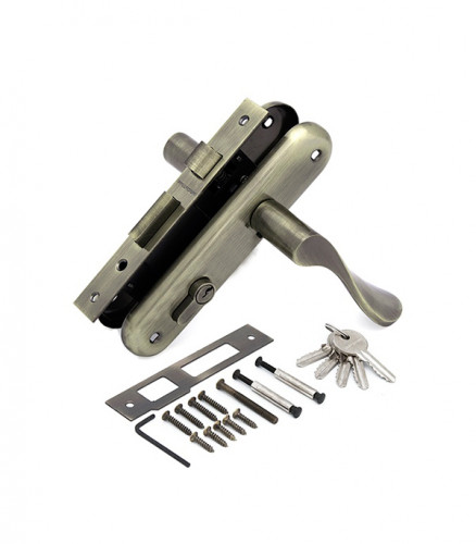 Замок врезной Palladium AL 1618 AB Античная бронза