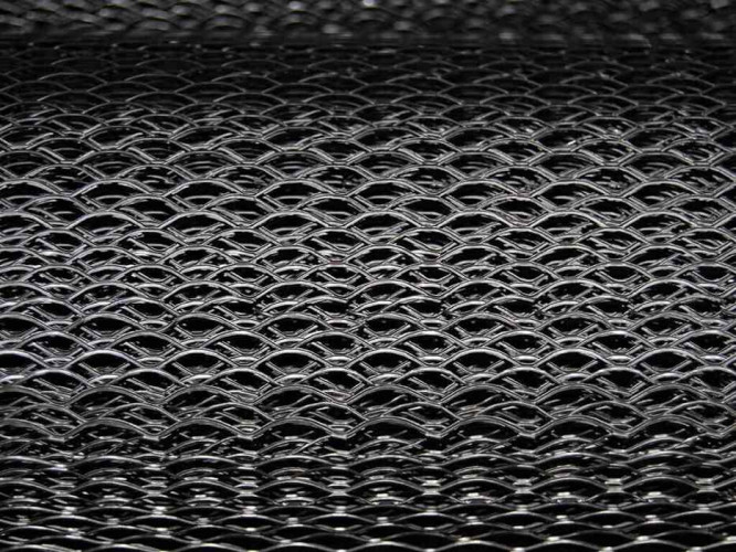 Сетка ЦПВС 12х6 черная, сторона 5х5, 1х10м