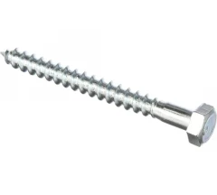 Сантехнический болт М8*80 шестиграный, оцинкованный 1 шт