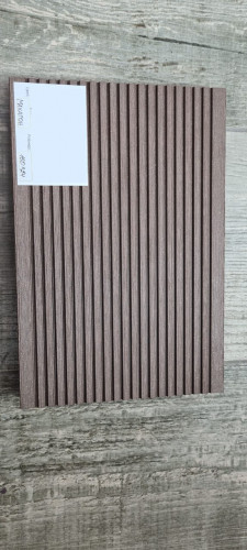 Террасная доска ДПК 140х22мм, вельвет шлифованный, Графит