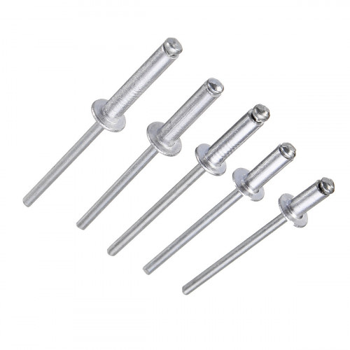 Заклепки вытяжные, алюминиевые, 4,8х8мм 50шт.