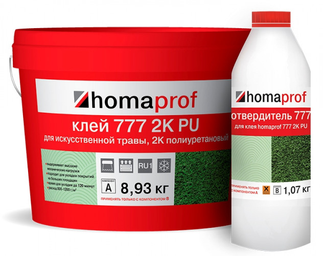 Клей Homaprof 777 2K PU, 10 кг
