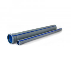 Труба канализационная PP 110х500х2,2мм серая/синяя Baikal Eco РТП 36939