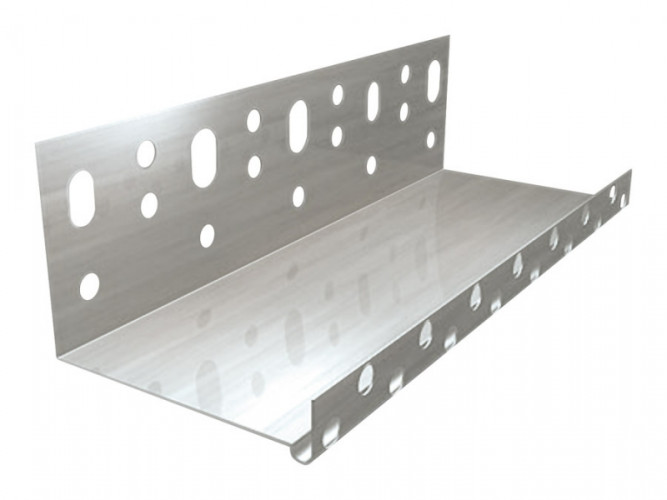 Профиль цокольный алюминиевый 50мм, 2,5 м