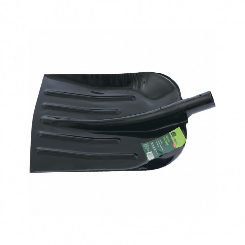 Лопата снеговая стальная 330*365 эмалированная без черенка d=40, Сибртех 61531